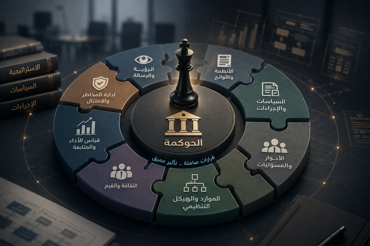 ترتيب السياسات داخل المؤسسات: كيف تصنع الحوكمة قراراتها الصامتة؟